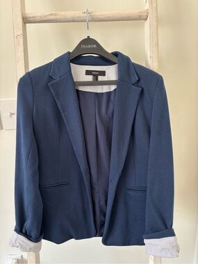Forever 21 Navy Blue Single-Button Blazer